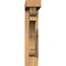 Ekena Millwork Olympic Block Smooth Bracket w/ Offset Brace, Western Red Cedar, 3 1/2"W x 16"D x 16"H BKT0402X16X16OLY05SWR - alternate 3